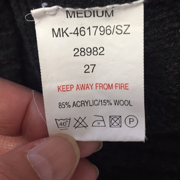 Men’s  Zip up Sweater acrylic-wool - Picture 8 of 8